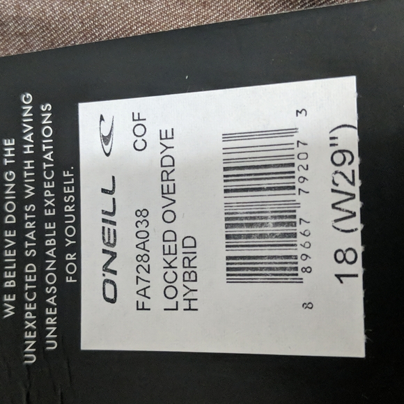 O'Neill Locked Overdye Hybrid Shorts - Picture 6 of 7